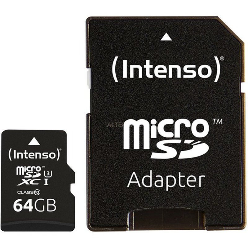 Intenso 3433490 Micro Sd Uhs I Profesiona 64gb